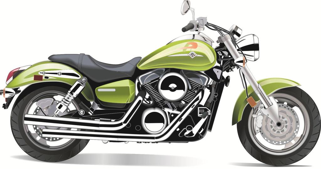 精美摩托车CDR格式矢量图