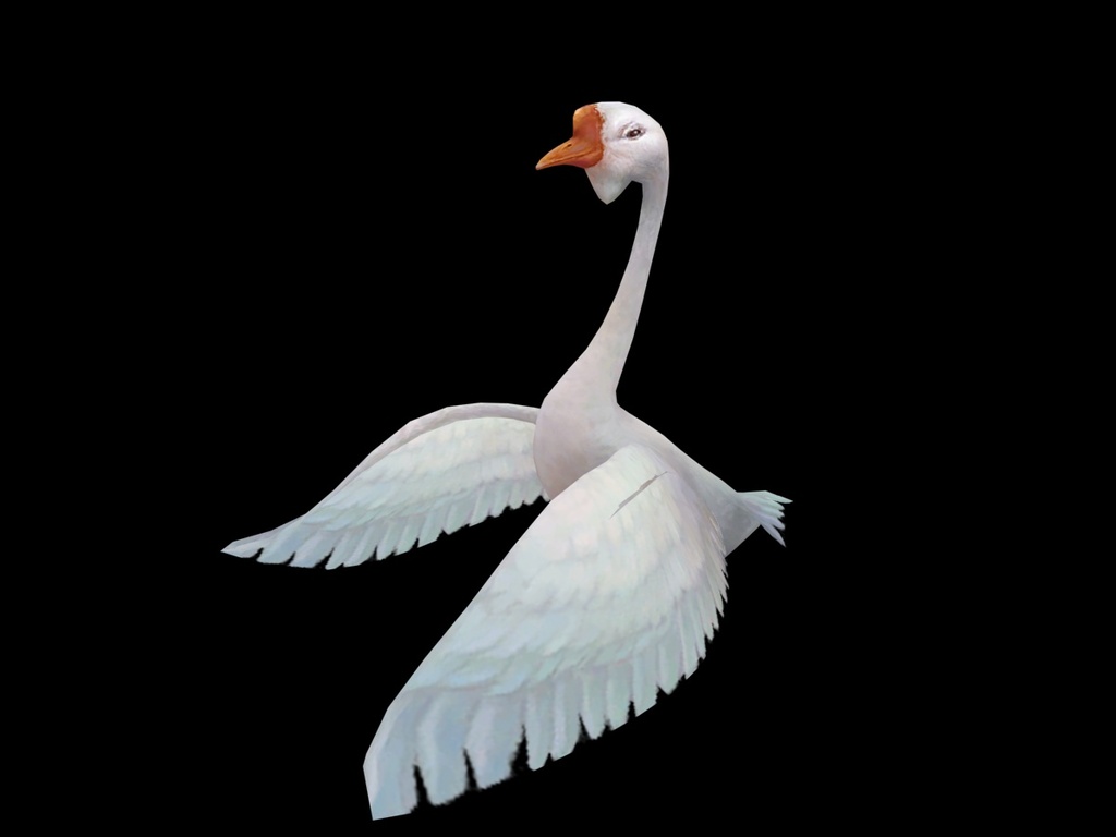 鹅大鹅带动画设计图下载(图片1.91MB)_游戏动漫库_单体模型-我图网