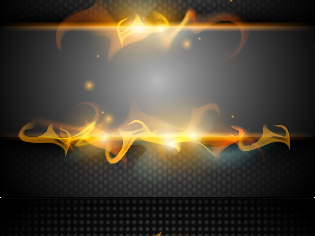 13EPS全套超炫酷大气火焰围成的图形边框海报展板矢量背景