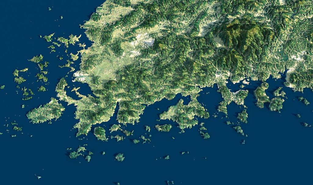 高清朝鲜半岛地图3d地形图(图片编号:16505254)_世界图片