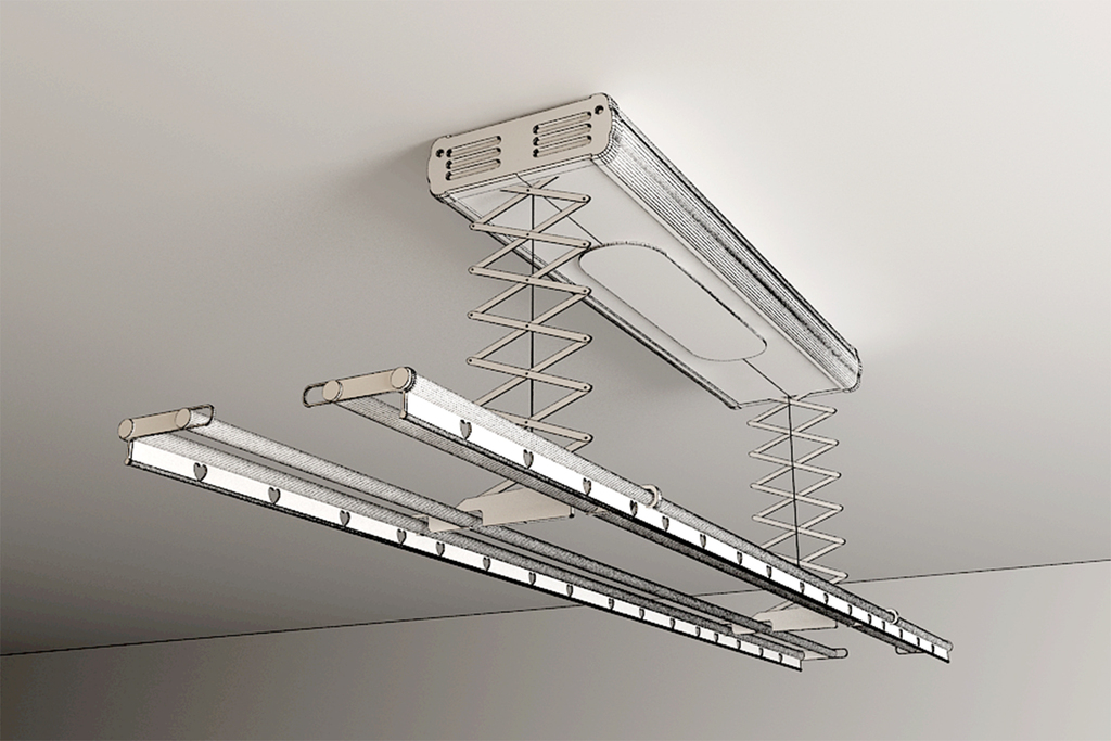 电动晾衣架模型