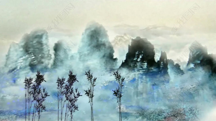 练字谣舞台led大屏动态背景