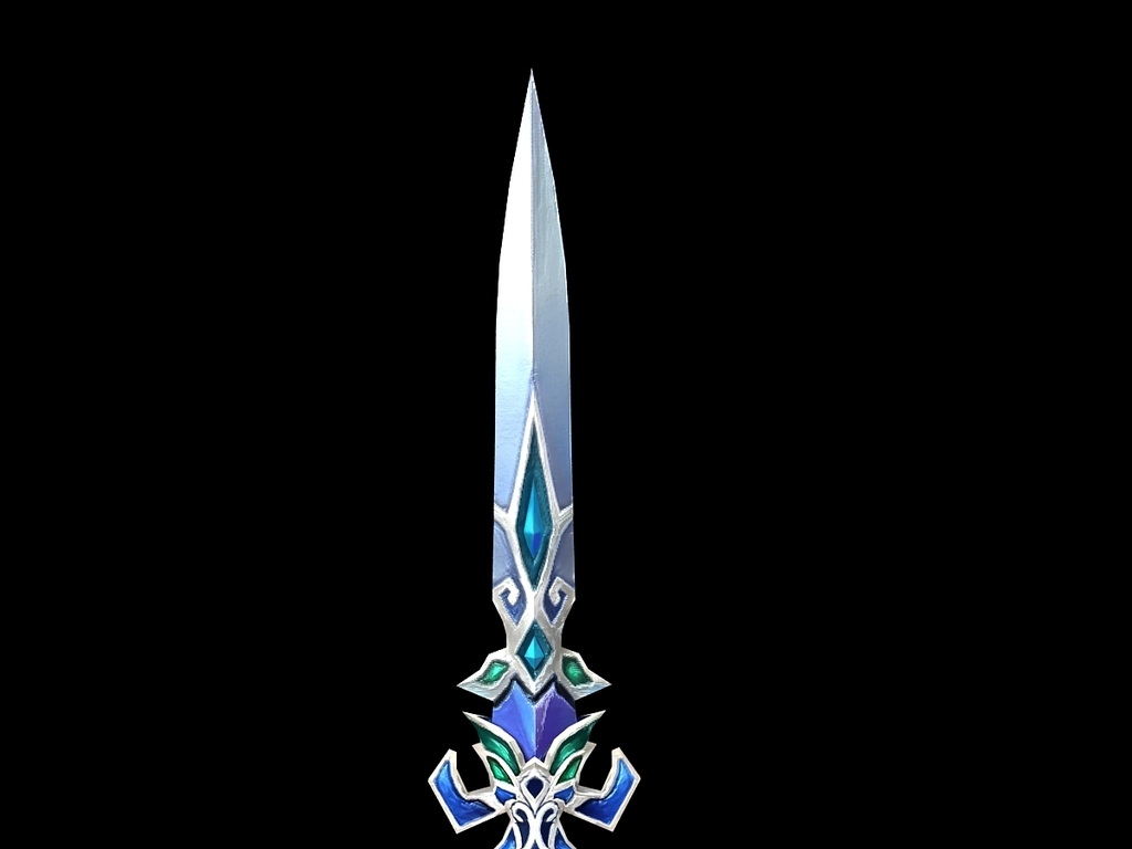 游戏人物武器-君子剑