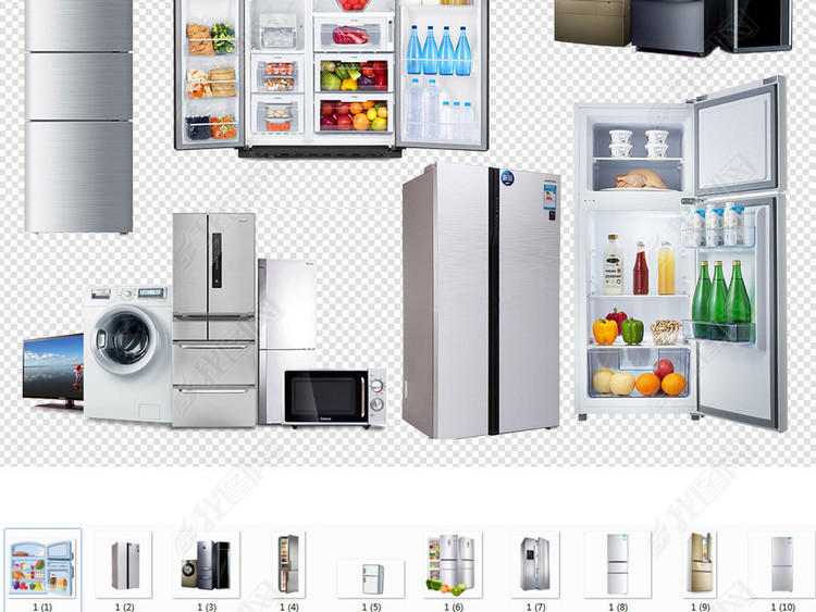 京东家用电器冰箱大家电设计素材
