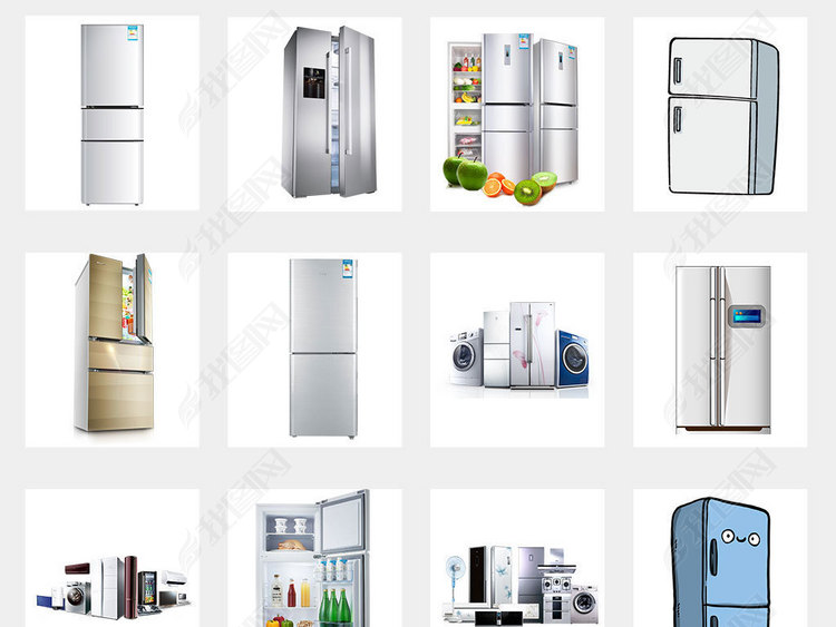 京东家用电器冰箱大家电设计素材
