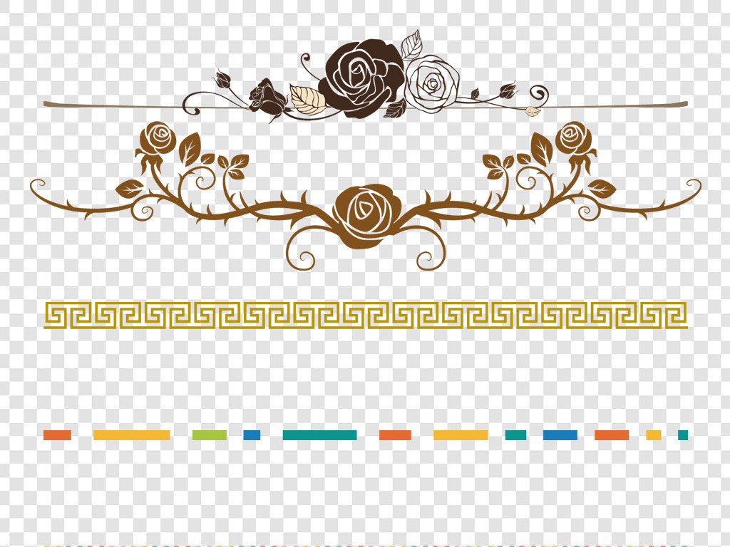 简洁分割线分隔符png免扣素材