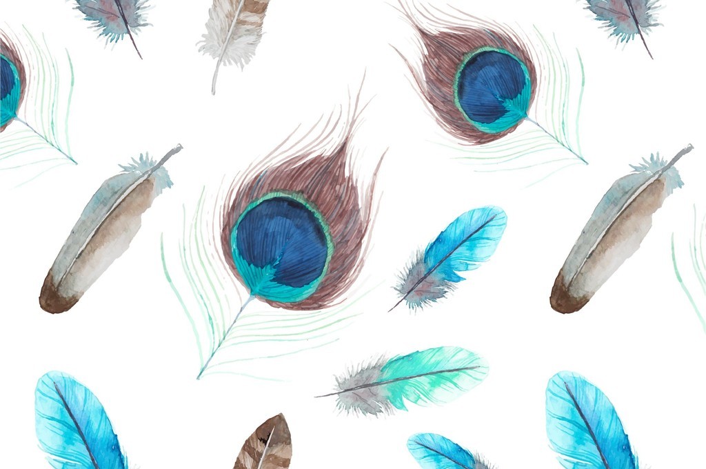 欧美艺术羽翼图案印花衬衫裙子羽毛印花