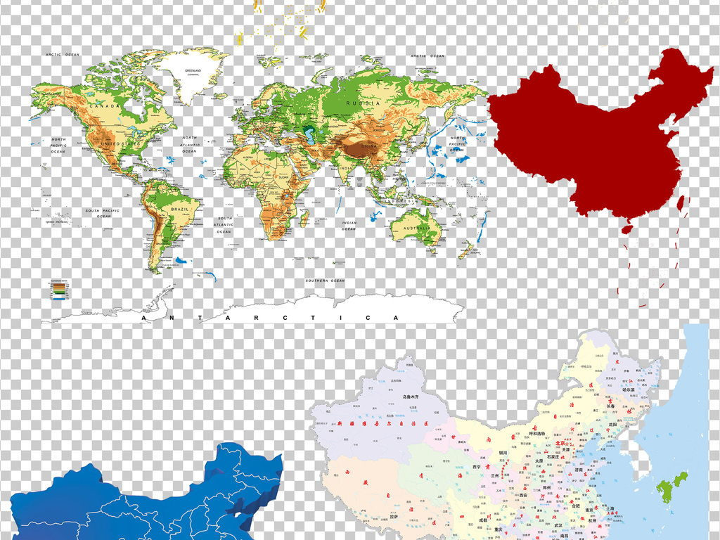 矢量图台湾地图3d中国地图全图下载世界地图剪影ppt素材手绘卡通百度