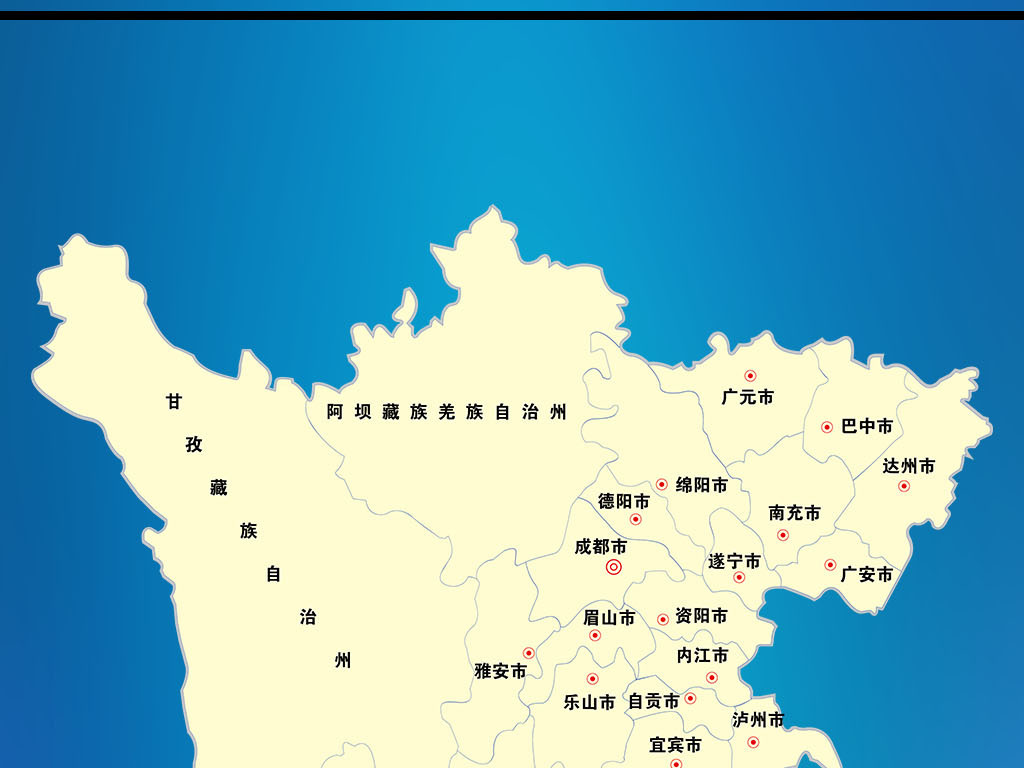 四川地图图片