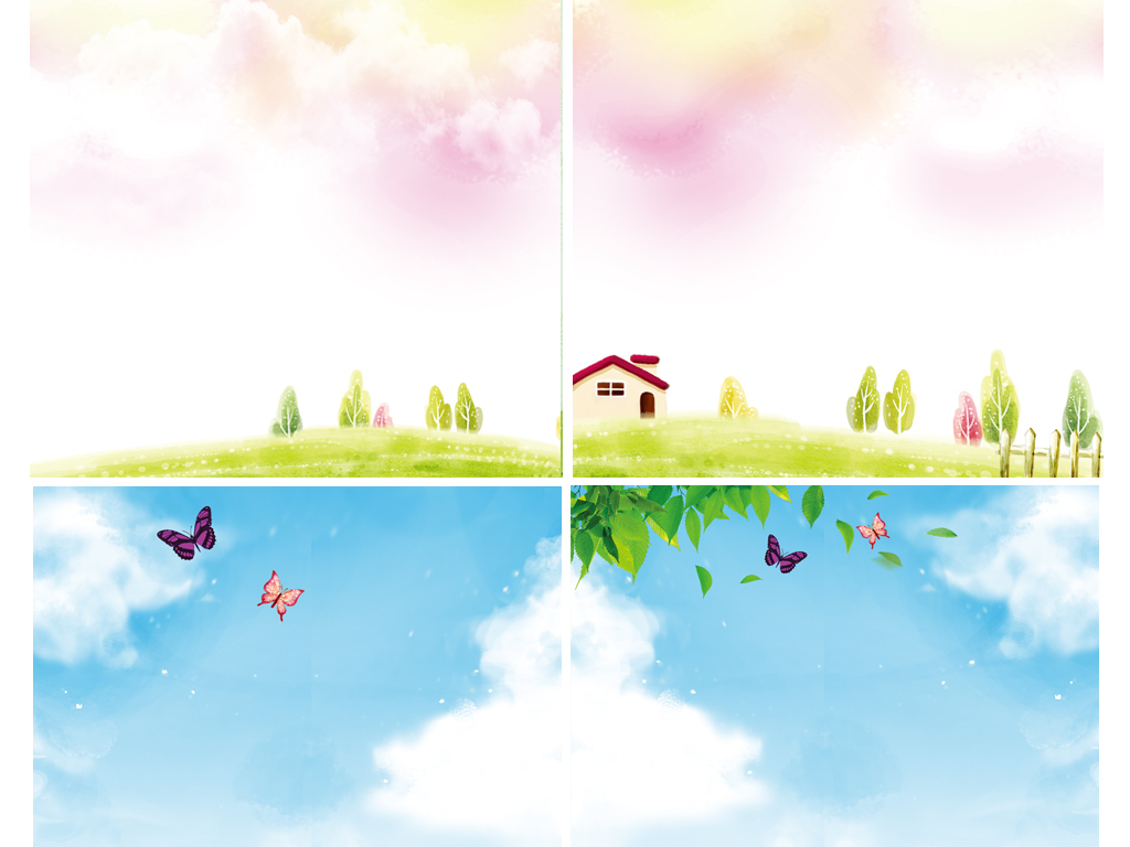 word封面作文选画册花草背景信纸校园画册psd校园作文集图片