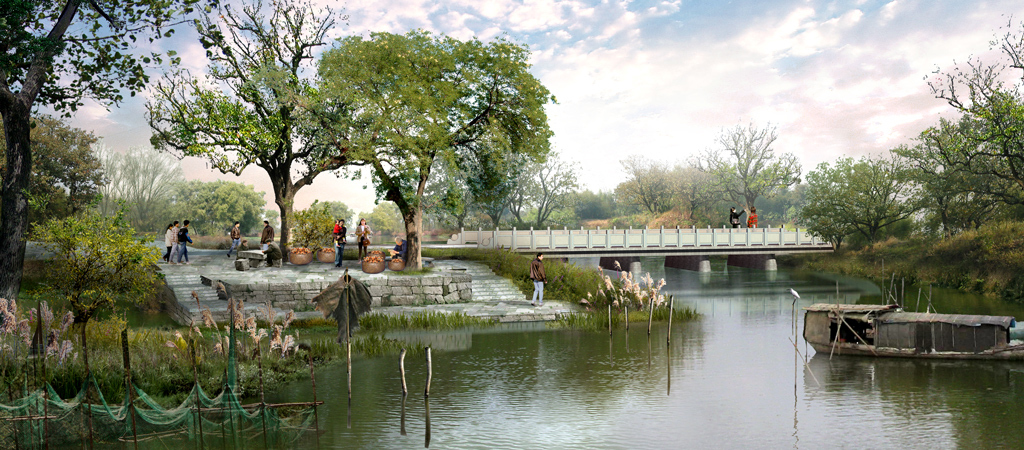 设计元素 自然素材 其他 > 湖边,河边自然景观效果图  版权图片 设计