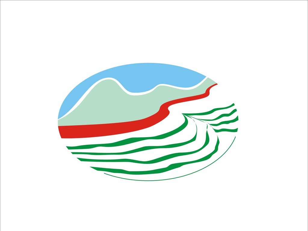 标志logo设计(买断版权) 商业服务logo > 2017年红河梯田标志  素材