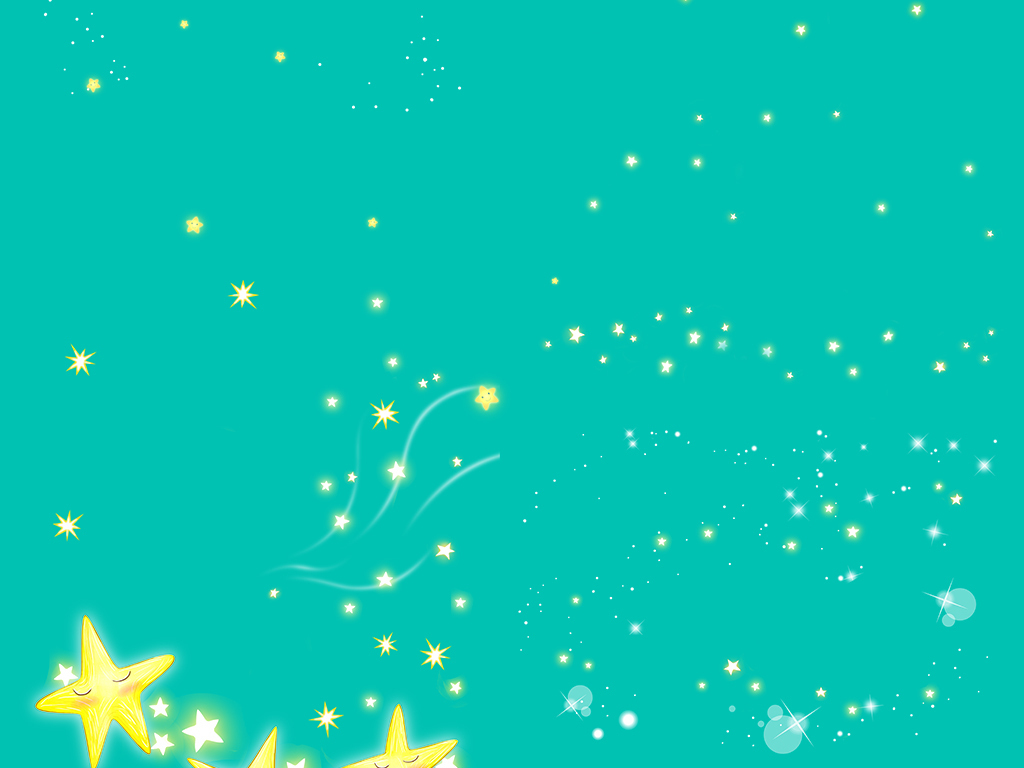 卡通月亮星星插画唯美图片