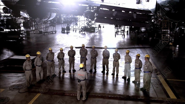 航空飞机检验检测排除故障维修人员指导科技智
