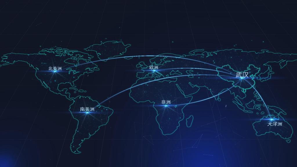 辐射全世界科技地图