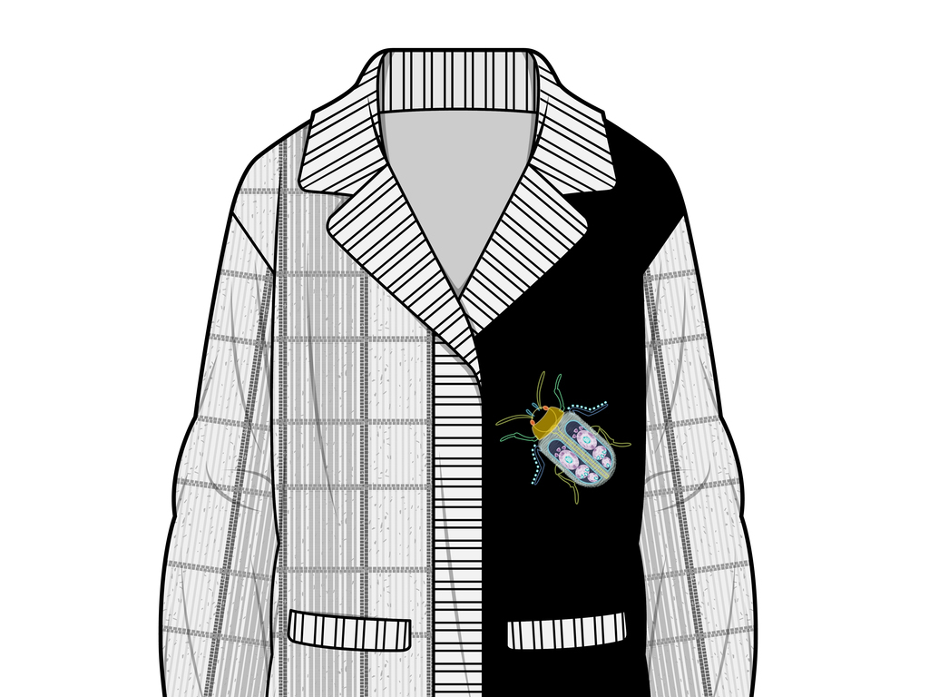 2018秋冬大衣免抠直接使用服装款式图图片
