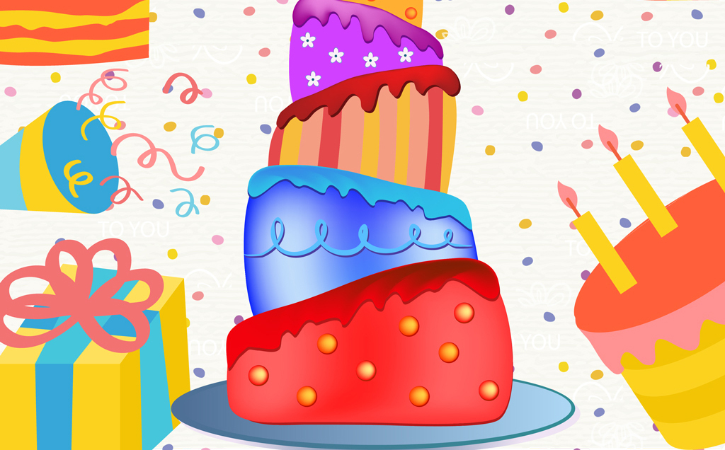 宝宝生日宴生日快乐海报