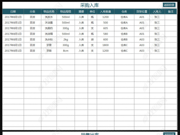 公司仓库出入库进销存管理软件