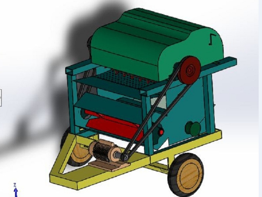 玉米脱粒机设计图下载(图片3.73MB)_其他模型