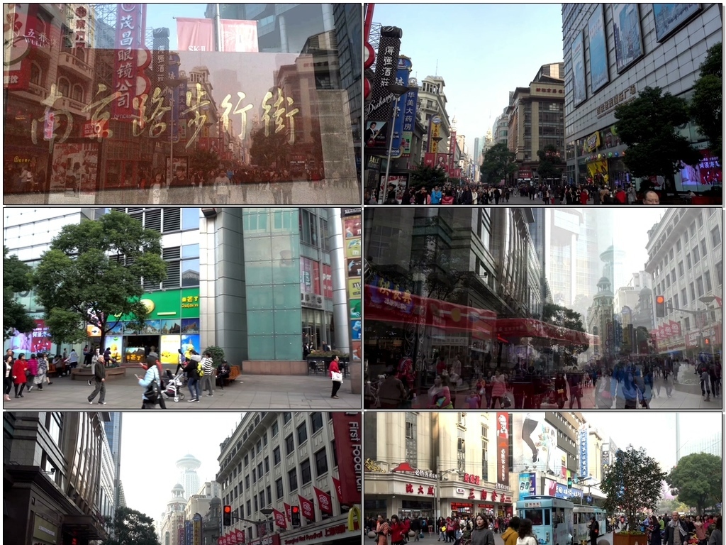 上海南京路步行街