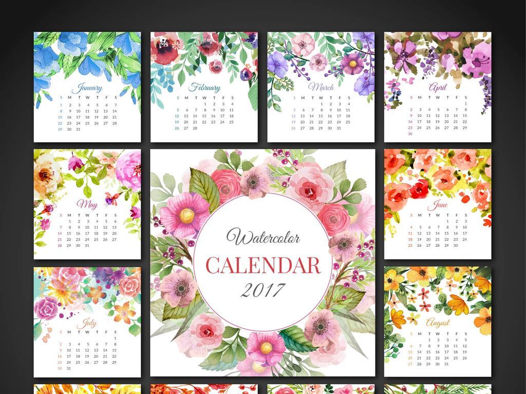 ai)日历狗年台历2018日历 台历图片