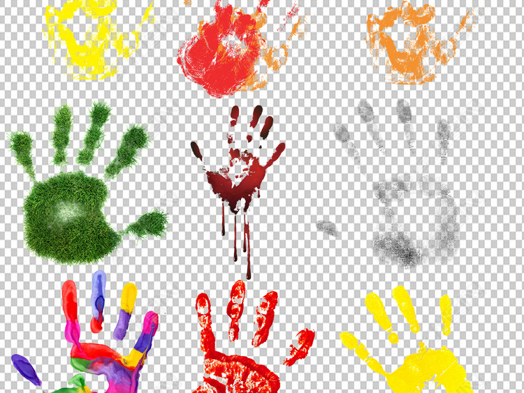 手纹png免抠素材透明元素图片下载png素材-装