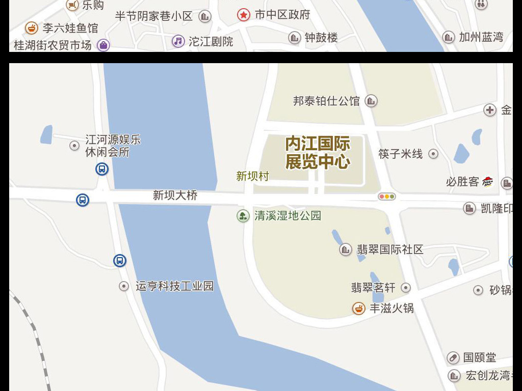 内江高清地图