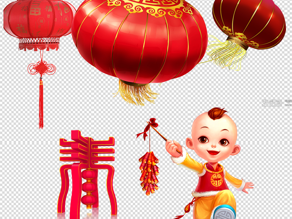 2018狗年灯笼素材狗年新年春节设计素材图片