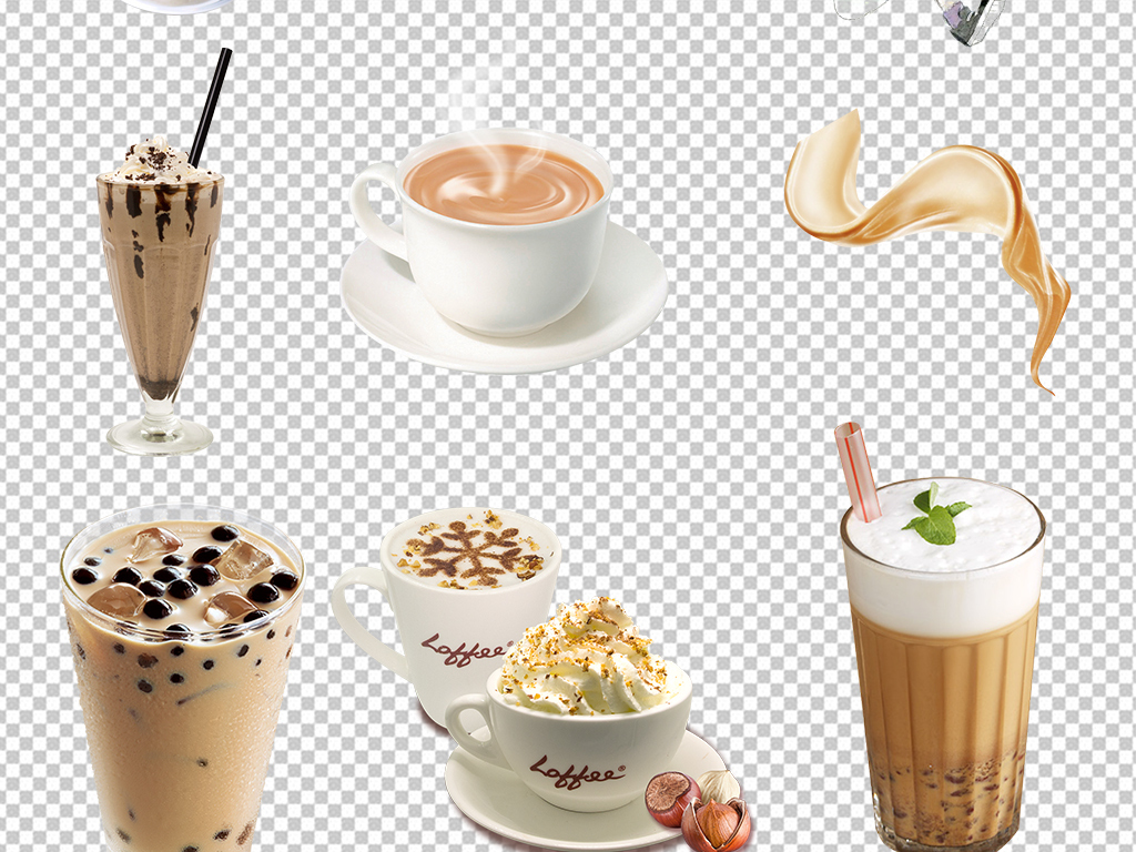 美味奶茶图片海报设计元素