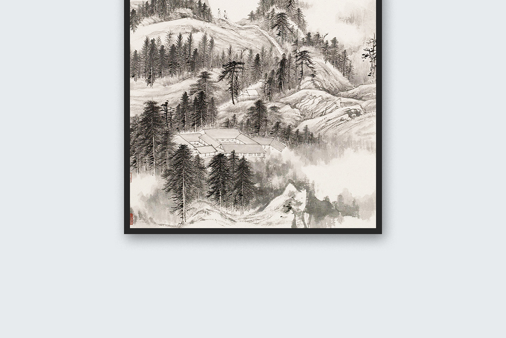 【本作品下载内容为:"儒雅水墨现代国画山水画客厅书房装饰画"模板,其他内容仅为参考,如需印刷成实物请先认真校稿,避免造成不必要的经济损失。】 【声明】未经权利人许可,任何人不得随意使用本网站的原创作品(含预览图),否则将按照我国著作权法的相关规定被要求承担最高达50万元人民币的赔偿责任。