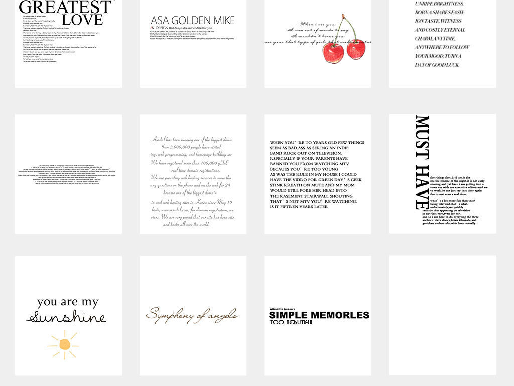 淘宝详情页英文文案文字排版海报素材