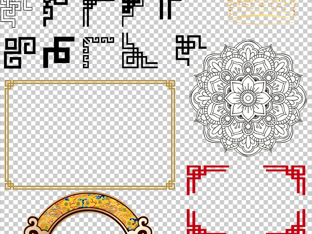 中国风古风古典边框素材