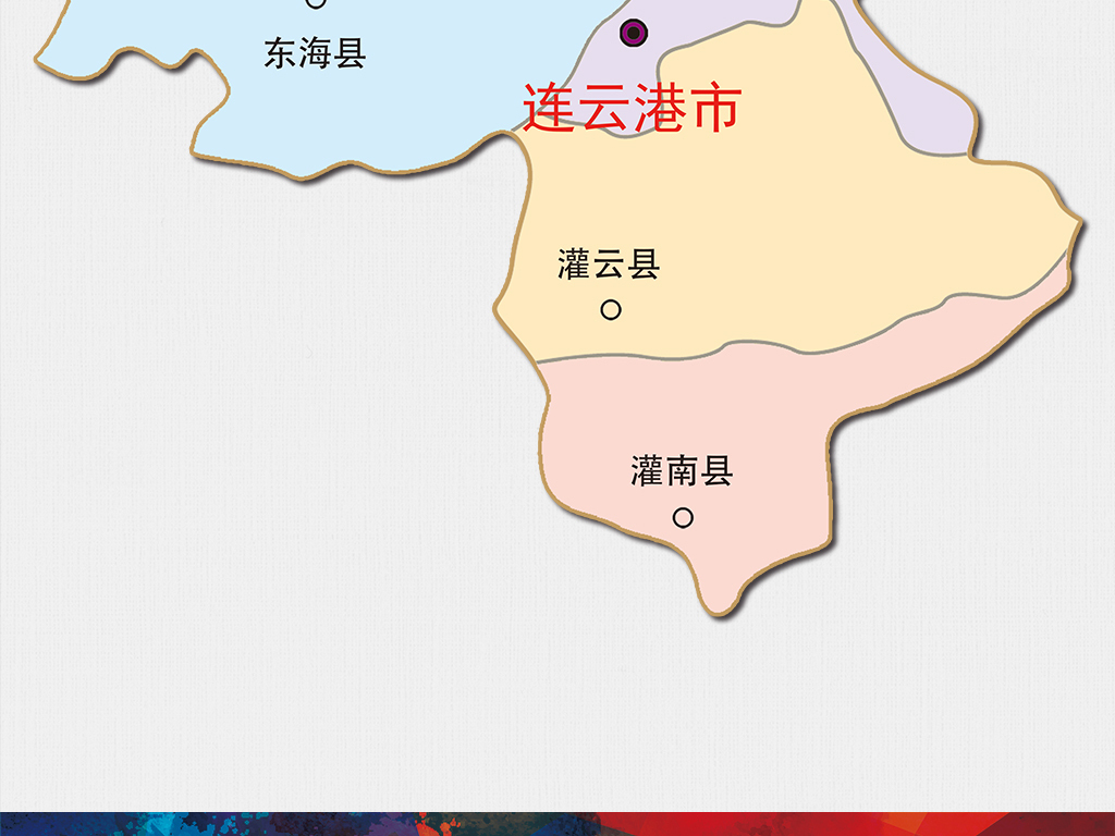 连云港地图图片
