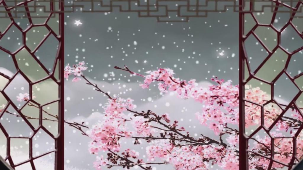 一剪梅舞台背景
