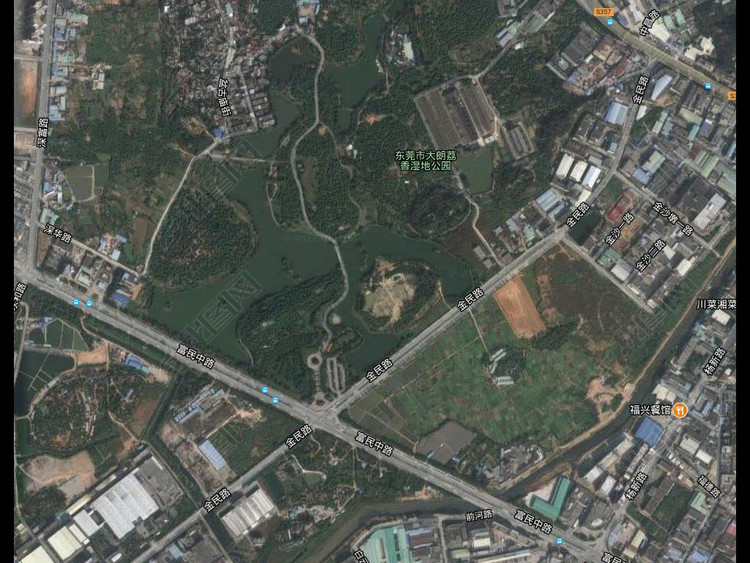 2017高清谷歌东莞市卫星地图图片下载(图片编