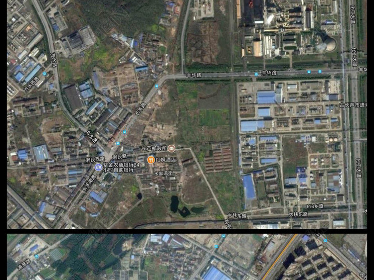 2017高清谷歌南京市卫星地图图片下载