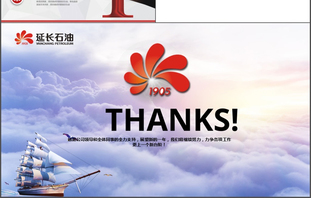 陕西延长石油集团工作动态ppt模板