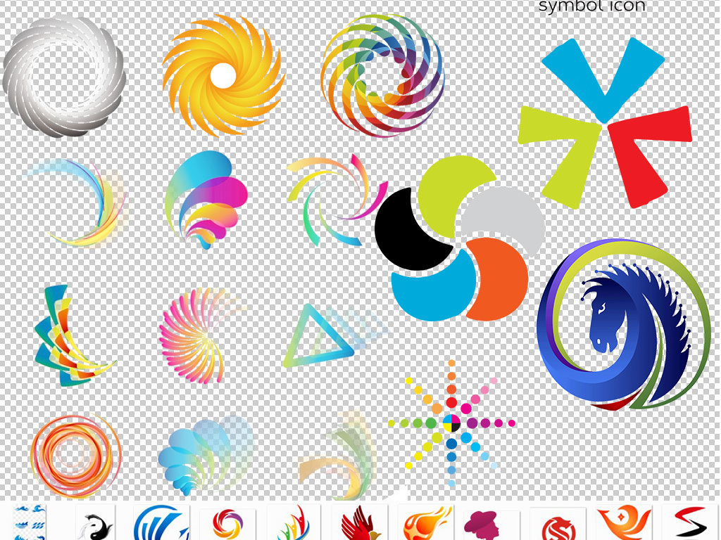 设计元素 其他 其他 > 创意logo科技logo创意图形免抠   创意logo科技