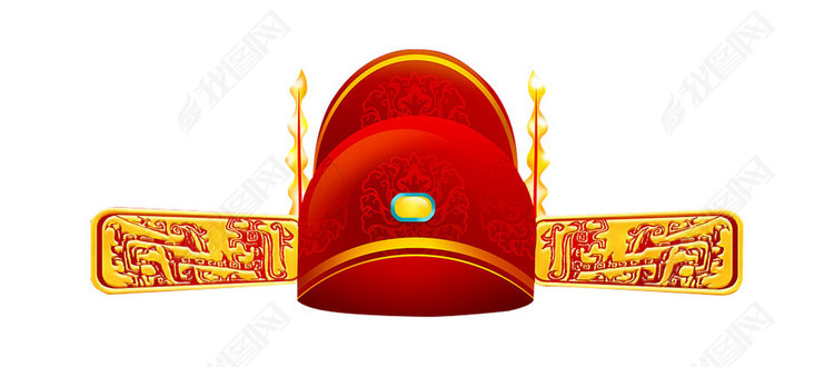 古代科举状元新郎官帽子图片下载psd素材