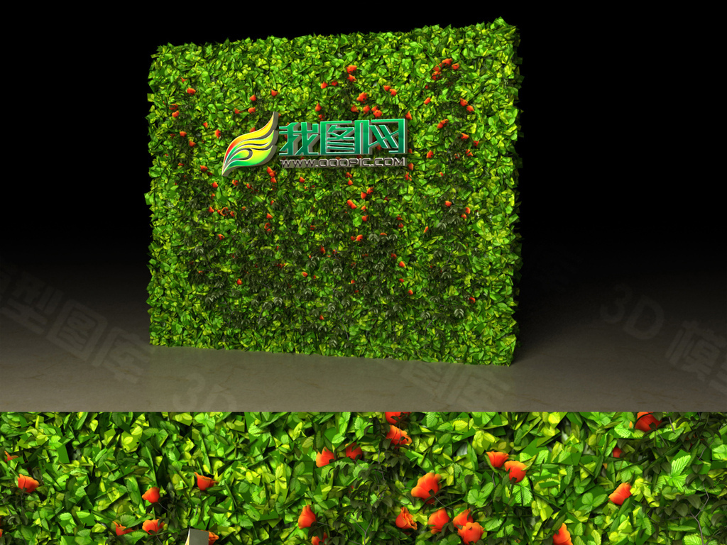 婚礼花墙布置模型素材设计3D模型下载