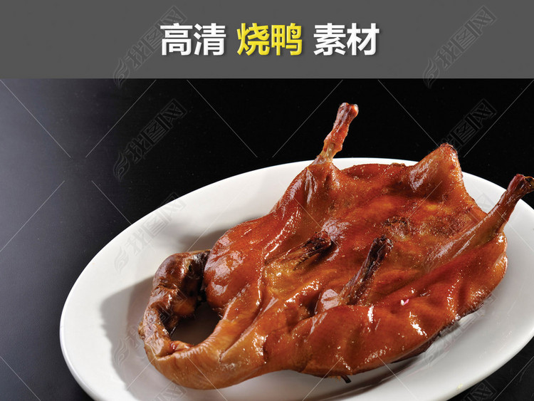 烧鸭烧鹅卤肉卤水鸭盐水鸭北京周黑鸭餐饮