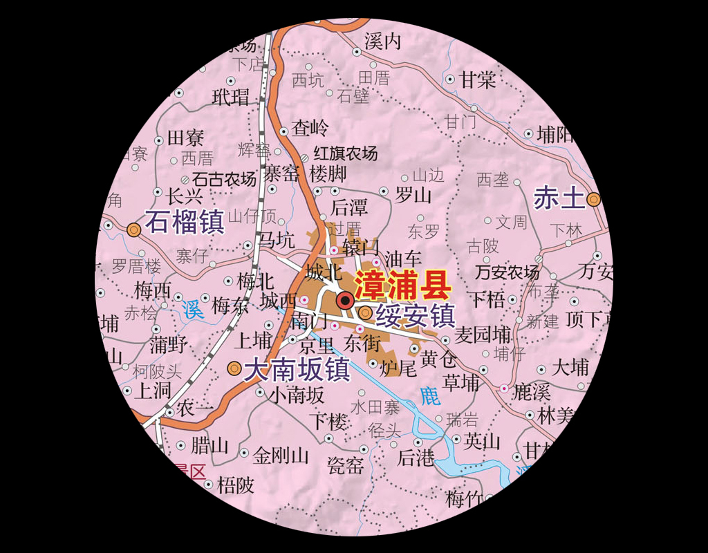 漳浦地图高清版