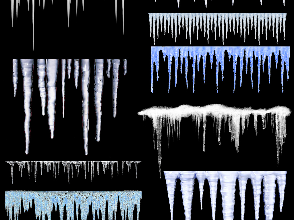 冰块冰锥PNG免扣设计素材