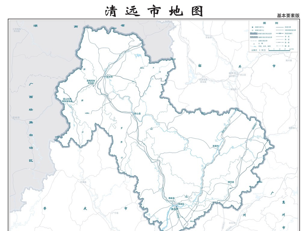 psd)  颜色模式 : rgb  高清清远市阳山县地图广东清远旅游地图 广东