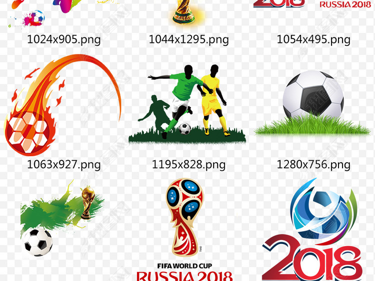 2018世界杯卡通踢足球比赛运动人物素材图片