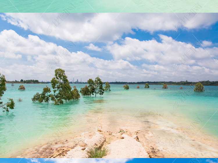 南方油城茂名露天矿好心湖水东湾新城高州图片
