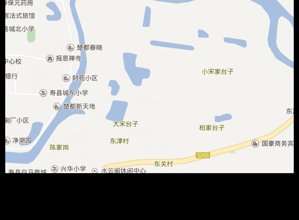 淮南地图高清版