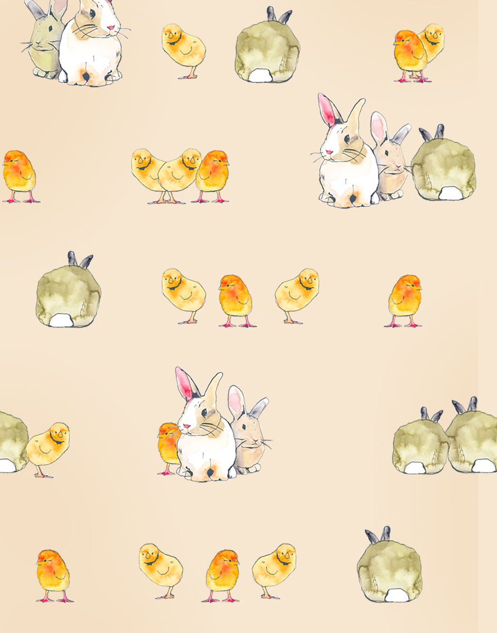 卡通动物背景图案图片设计素材_高清其他模板下载(1.87MB)QQ23F2C059分享_家纺家饰图案大全