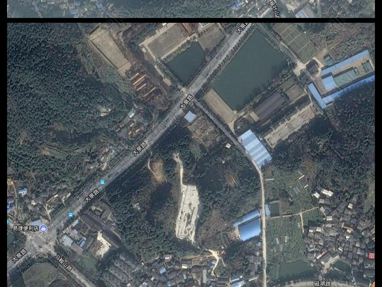 2018高清黄石市卫星地图电子版地图