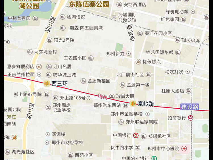2018高清郑州市地图电子版地图
